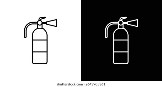 Fire extinguisher icon symbol concept for graphic design, Website, UI. EPS