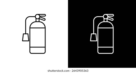 Fire extinguisher icon symbol concept for graphic design, Website, UI. EPS