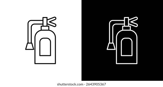 Fire extinguisher icon symbol concept for graphic design, Website, UI. EPS