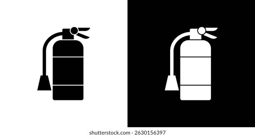 Fire extinguisher icon symbol pictogram. UX UI icon