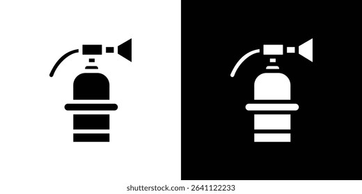 Fire extinguisher icon symbols. Vector illustration.