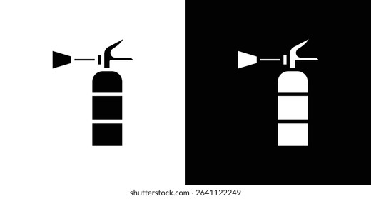 Fire extinguisher icon symbols. Vector illustration.