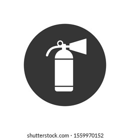 Fire extinguisher icon template color editable. Fire danger. Fire protection symbol vector sign isolated on white background. Simple logo vector illustration for graphic and web design