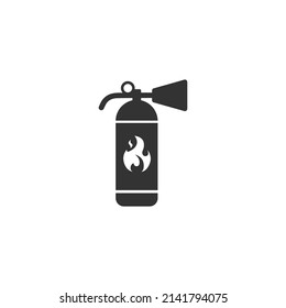 Fire extinguisher icon template color editable. Fire danger. Fire protection symbol vector sign isolated on white background. Simple logo vector illustration for graphic and web design