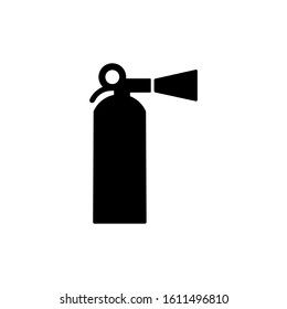 fire extinguisher icon in trendy flat design