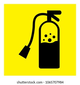 fire extinguisher icon vector