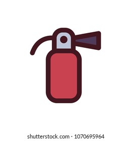 fire extinguisher icon vector