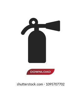 Fire extinguisher icon vector