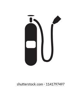 Fire extinguisher icon. Vector.