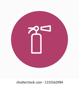 fire extinguisher icon vector