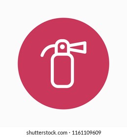 fire extinguisher icon vector