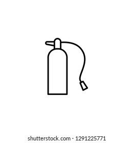 fire extinguisher icon vector