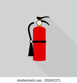 Fire Extinguisher Icon - Vector