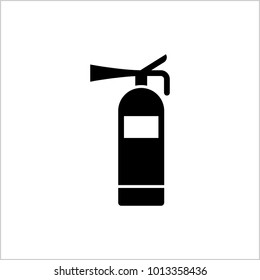 Fire Extinguisher Icon Vector Art Illustration