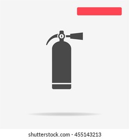 Fire extinguisher icon. Vector concept illustration for design.