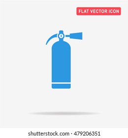 Fire extinguisher icon. Vector concept illustration for design.
