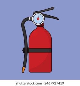 Fire Extinguisher Icon Vector, Fire Extinguisher cylinder icon vector.