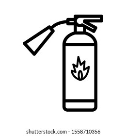 Fire extinguisher icon vector design template