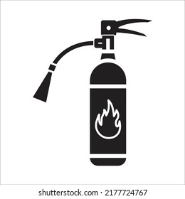 plantilla de diseño de vectores de iconos extintores de incendios