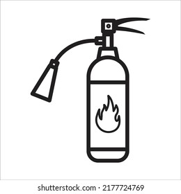 fire extinguisher icon vector design template