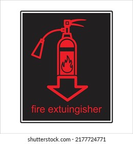 fire extinguisher icon vector design template