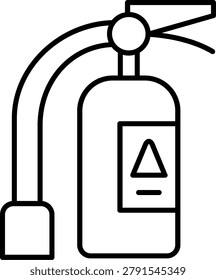 Fire Extinguisher Icon Vector Element line icon design vector icons