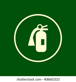 fire extinguisher icon. vector eps10 icon
