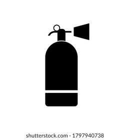 Fire extinguisher icon vector, filled flat sign, solid pictogram isolated on white.