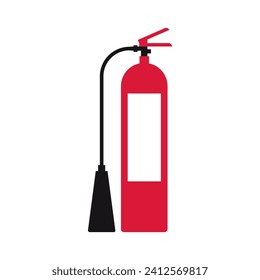 Fire extinguisher icon vector. Firefighter illustration sign. help symbol.