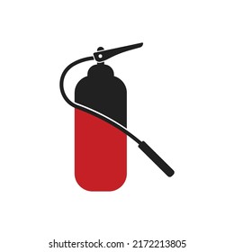 fire extinguisher icon vector flat design