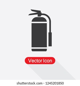 Fire Extinguisher Icon Vector Illustration Eps10