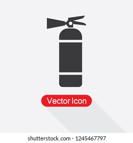 Fire Extinguisher Icon Vector Illustration Eps10