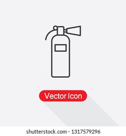 Fire Extinguisher Icon Vector Illustration Eps10