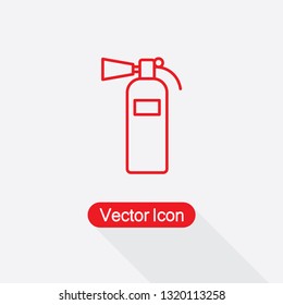 Fire Extinguisher Icon Vector Illustration Eps10