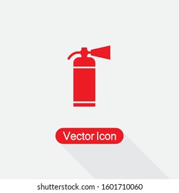 Fire Extinguisher Icon Vector Illustration Eps10