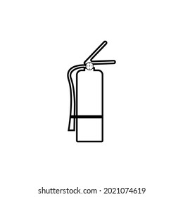 fire extinguisher icon. vector illustration on white background.