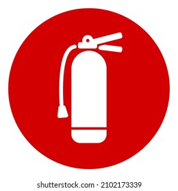 Fire Extinguisher Icon Vector Illustration