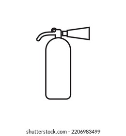 fire extinguisher icon vector illustration symbol design