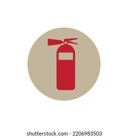 fire extinguisher icon vector illustration symbol design