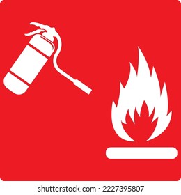 fire extinguisher icon. vector illustration logo design.