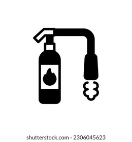 Icono de extinguidor de incendios en vector. Ilustración