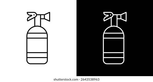 Fire extinguisher icon vector illustration EPS