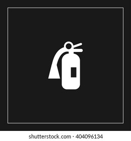 fire extinguisher icon. fire extinguisher vector illustration