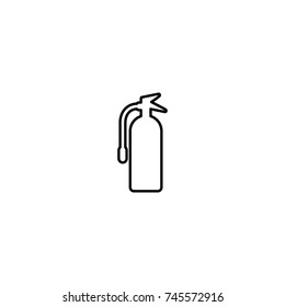 Fire extinguisher icon vector illustration