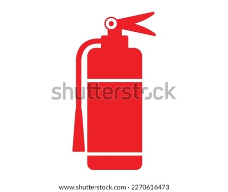 fire extinguisher icon. vector illustration Stockfoto © 