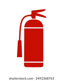 fire extinguisher icon vector on white background