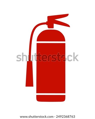 fire extinguisher icon vector on white background