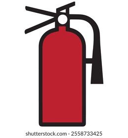 fire extinguisher icon vector icon outline.