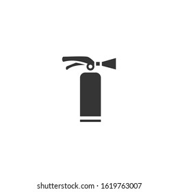 Fire extinguisher Icon vector sign isolated for graphic and web design. Fire extinguisher symbol template color editable on white background.