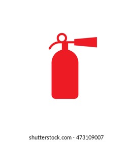 Fire Extinguisher Icon Vector Solid Logo Stock Vector (Royalty Free ...